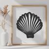 Unique Seashell Artwork SVG - Free Download