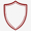 Stylized Shield Icon in Vector Format A stylized shield icon designed as a vector graphic for various applications.