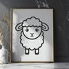 Unique Sheep Artwork