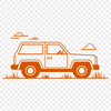 Beautiful Car Clip Art In PDF For Free Download