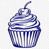 Creative Cupcake In DXF Free Commercial Use Download