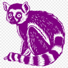 Free Unique Lemur Digital Artwork PNG - Commercial Use