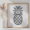 Artistic Pineapple - For Laser Engraver Project