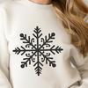 Snowflake Drawing In PNG & SVG - Free Digital Download