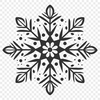 Stunning Snowflake In SVG - For Free Download, Commercial Use