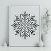 Creative Snowflake In SVG Free Commercial Use Download