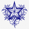 Free Unique Star Digital Artwork PNG - Commercial Use