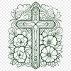 Stunning Cross - Glowforge PNG Free Download