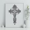 Ornate Cross - DXF For Commercial Use