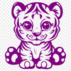 Creative Big Cat In DXF For Free Download