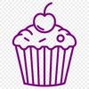 Beautiful Cupcake Printable Artwork - Free PNG Download