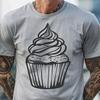 Free Cupcake Stencil In PNG For Free Download