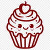 Free Free Cupcake Printable Image