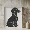 Beautiful Dachshund In SVG & DXF