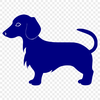 Standing Dachshund SVGs - Free Commercial Use