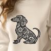 Dachshund Digital Drawing In SVG, PNG, PDF And DXF Formats