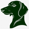 Artistic Dachshund In SVG, PNG, PDF And DXF File Formats - Free