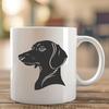 Artistic Dachshund In SVG, PNG, PDF And DXF File Formats - Free