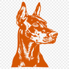 Doberman Pinscher In PNG Format - Free Digital Download, Commercial Use