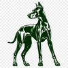 Standing Doberman Pinscher Digital Art