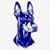 Creative Doberman Pinscher In SVG, PNG, PDF And DXF File Formats - Free