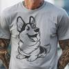 Stunning Corgi SVG, PNG, PDF And DXF Files