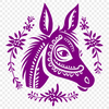 Free Unique Donkey Vector Image PDF - Commercial Use