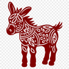 Creative Standing Donkey PNG