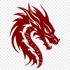 Dragon Vector Image In SVG, PNG, PDF And DXF File Formats