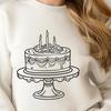 Unique Birthday Cake Artwork - Free PDF