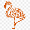 Flamingo In DXF Format - Free Digital Download, Commercial Use