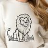 Lion In SVG Format - Free Digital Download, Commercial Use