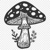 Mushroom In DXF For Download, Free Commercial Use