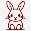 Artistic Rabbit In PNG For Free Download