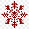 Artistic Snowflake SVG - For Winter Project