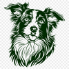 Creative Australian Shepherd - Pet DXF Free Download