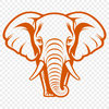 Free Elephant In DXF For Free Download