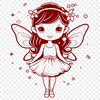 Free Stunning Fairy Vector Image