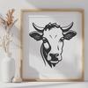 Beautiful Cow In SVG Free Commercial Use Download