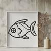 Unique Fish Template - Free SVG