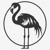 Stunning Flamingo DXF - Free Commercial Use Download