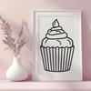 Free Cupcake Vector Illustration In SVG For Free Download