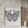 Butterfly Image In SVG, PNG, PDF And DXF Formats