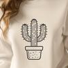 Stunning Cactus In SVG, PNG, PDF And DXF File Formats - Free