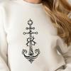 Beautiful Anchor - Cricut PNG