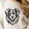 Australian Shepherd In DXF For Download, Free Commercial Use