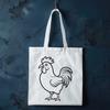 Unique Chicken Drawing DXF - Free Download