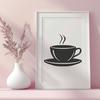 Free Unique Coffee Cup Vector Illustration SVG - Commercial Use