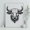 Artistic Cow - Glowforge SVG Free Download