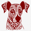 Unique Doberman Pinscher In DXF Free Commercial Use Download